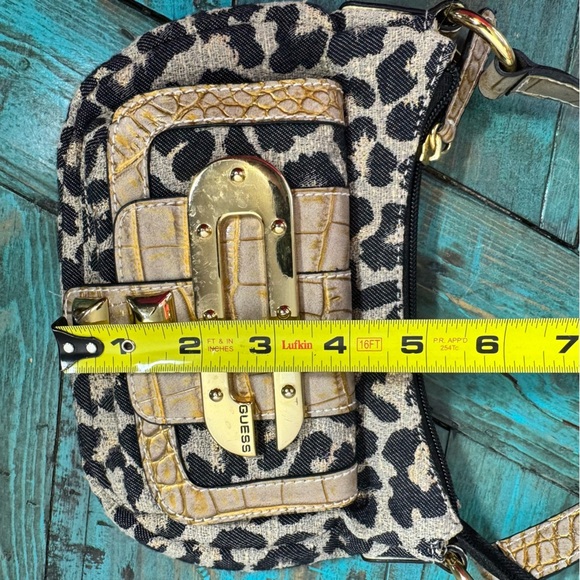 Vintage Y2K Jungle Cat Mini Purse Clutch Animal Print - Picture 6 of 13